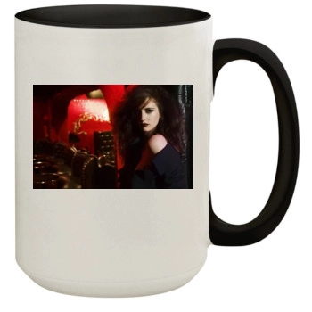 Eva Green 15oz Colored Inner & Handle Mug