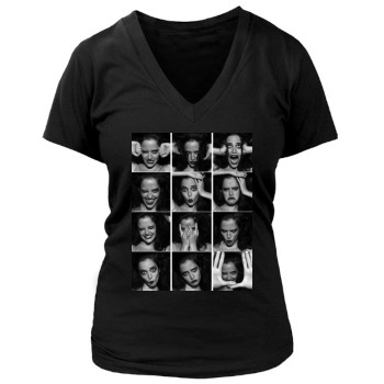 Eva Green Women's Deep V-Neck TShirt