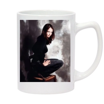 Eva Green 14oz White Statesman Mug