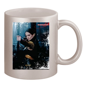 Eva Green 11oz Metallic Silver Mug