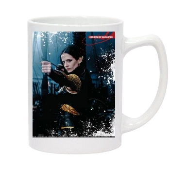 Eva Green 14oz White Statesman Mug