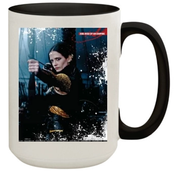 Eva Green 15oz Colored Inner & Handle Mug