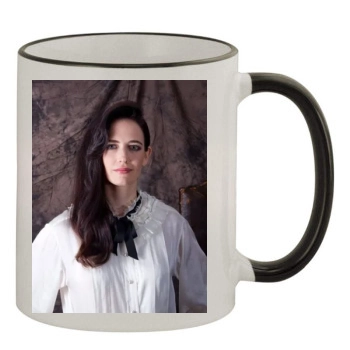 Eva Green 11oz Colored Rim & Handle Mug