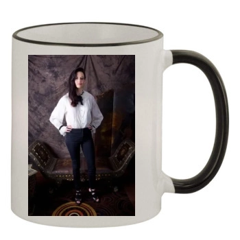 Eva Green 11oz Colored Rim & Handle Mug