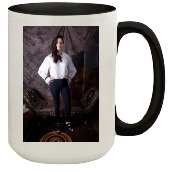 Eva Green 15oz Colored Inner & Handle Mug