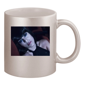 Eva Mendes 11oz Metallic Silver Mug