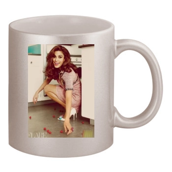 Eva Mendes 11oz Metallic Silver Mug