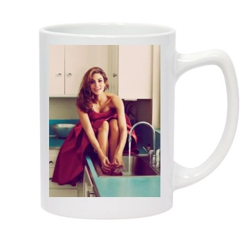 Eva Mendes 14oz White Statesman Mug