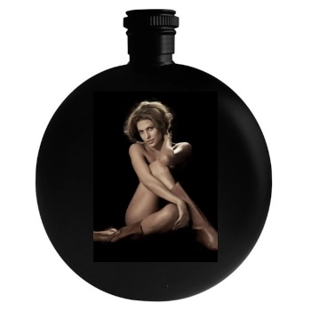 Eva Mendes Round Flask