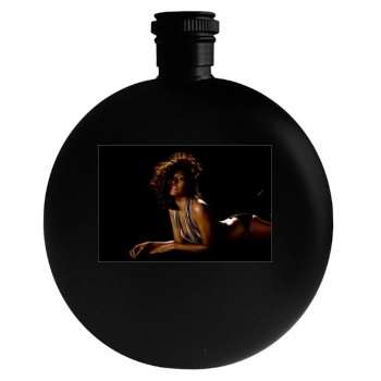 Eva Mendes Round Flask