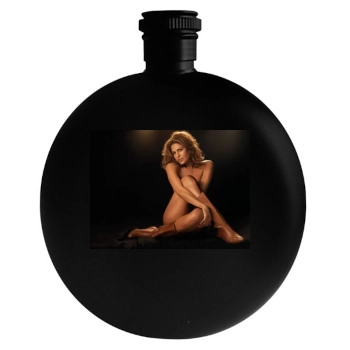 Eva Mendes Round Flask