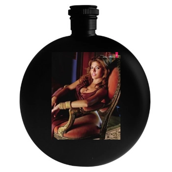 Eva Mendes Round Flask