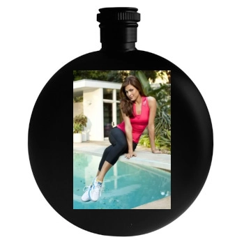 Eva Mendes Round Flask