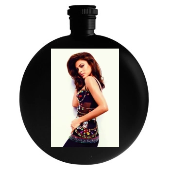 Eva Mendes Round Flask