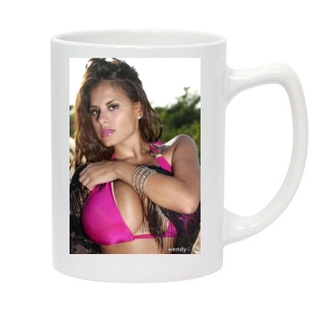 Wendy Fiore 14oz White Statesman Mug