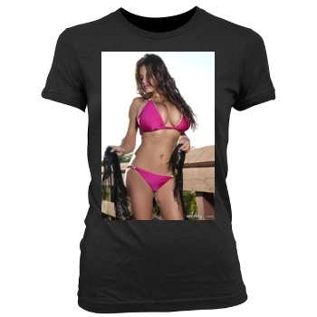 Wendy Fiore Women's Junior Cut Crewneck T-Shirt