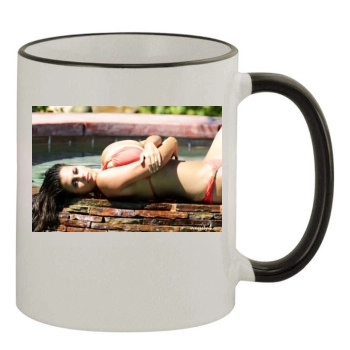 Wendy Fiore 11oz Colored Rim & Handle Mug