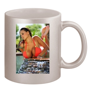 Wendy Fiore 11oz Metallic Silver Mug