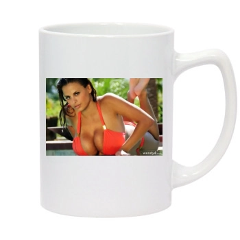 Wendy Fiore 14oz White Statesman Mug