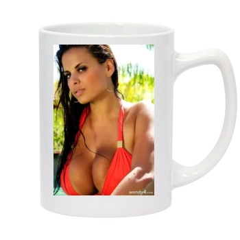 Wendy Fiore 14oz White Statesman Mug