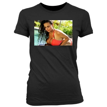 Wendy Fiore Women's Junior Cut Crewneck T-Shirt