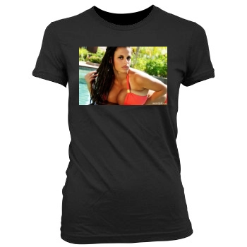 Wendy Fiore Women's Junior Cut Crewneck T-Shirt