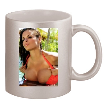 Wendy Fiore 11oz Metallic Silver Mug