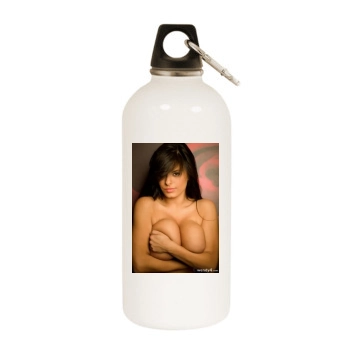 Wendy Fiore White Water Bottle With Carabiner