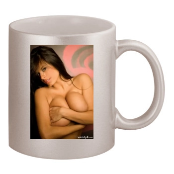 Wendy Fiore 11oz Metallic Silver Mug