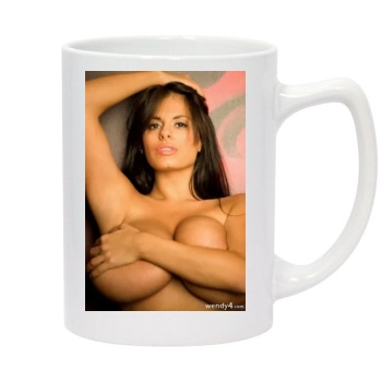 Wendy Fiore 14oz White Statesman Mug