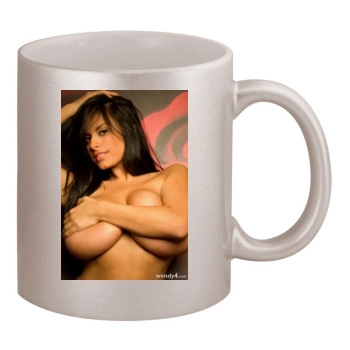 Wendy Fiore 11oz Metallic Silver Mug