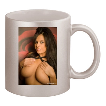 Wendy Fiore 11oz Metallic Silver Mug