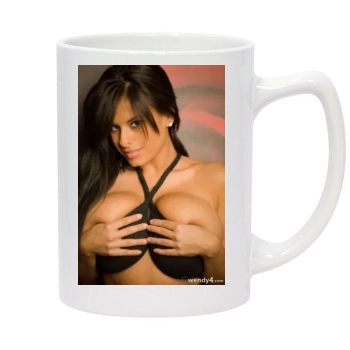 Wendy Fiore 14oz White Statesman Mug