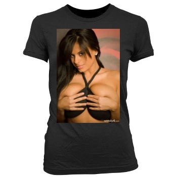 Wendy Fiore Women's Junior Cut Crewneck T-Shirt