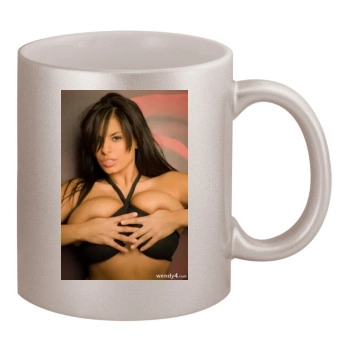 Wendy Fiore 11oz Metallic Silver Mug