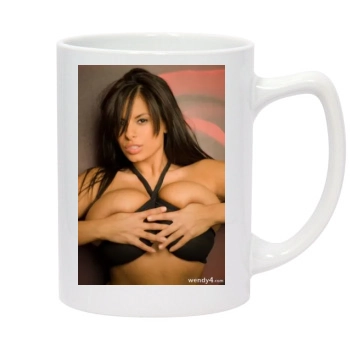 Wendy Fiore 14oz White Statesman Mug