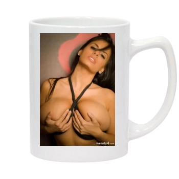 Wendy Fiore 14oz White Statesman Mug