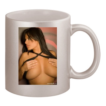 Wendy Fiore 11oz Metallic Silver Mug