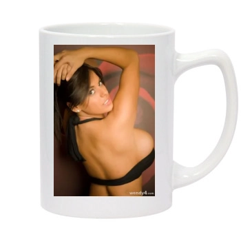 Wendy Fiore 14oz White Statesman Mug