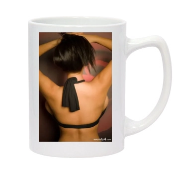 Wendy Fiore 14oz White Statesman Mug