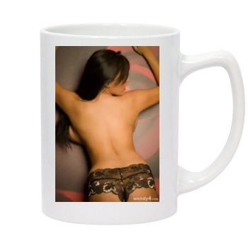 Wendy Fiore 14oz White Statesman Mug