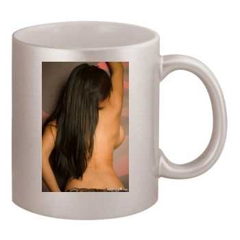 Wendy Fiore 11oz Metallic Silver Mug