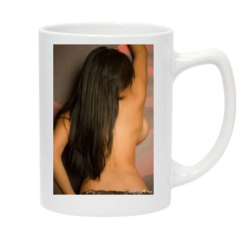 Wendy Fiore 14oz White Statesman Mug