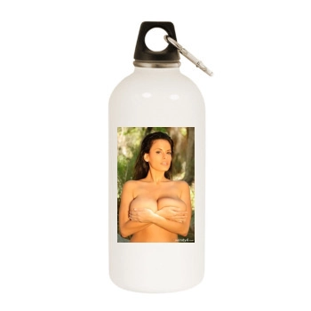 Wendy Fiore White Water Bottle With Carabiner