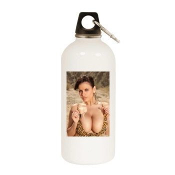 Wendy Fiore White Water Bottle With Carabiner