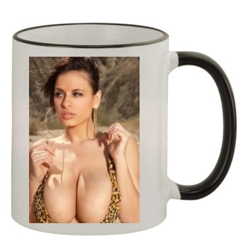 Wendy Fiore 11oz Colored Rim & Handle Mug