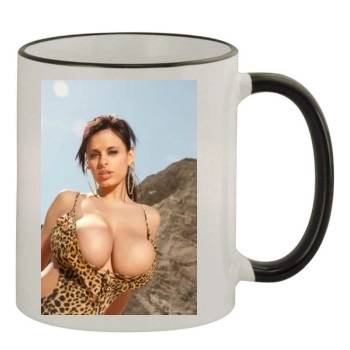 Wendy Fiore 11oz Colored Rim & Handle Mug