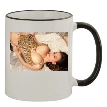 Wendy Fiore 11oz Colored Rim & Handle Mug