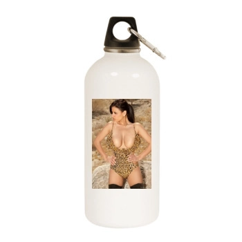 Wendy Fiore White Water Bottle With Carabiner