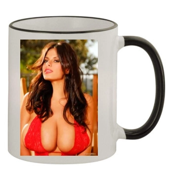 Wendy Fiore 11oz Colored Rim & Handle Mug